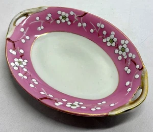 Antique Hand Painted Nippon Oval Serving Dish - Picture 1 of 6