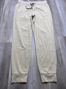 CRZ Yoga Womens Lightweight Joggers Beige Tapered Gym Athletic Pants Size M 8/10 - Picture 1 of 12