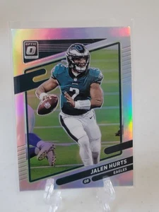 2021 Donruss Optic Jalen Hurts Silver Holo! - Picture 1 of 2