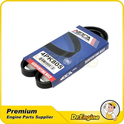 Cinturón serpentino EPDM 4PK805 para BMW 550i 650i 750Li Alpina B7 X5 X6 Geo Suzuki Foto 1 de 4