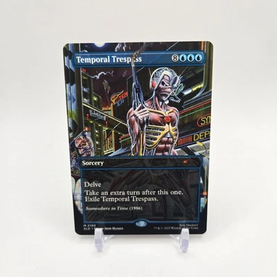 Temporal Trespass - Secret Lair: Iron Maiden: Album Art - MTG #2190 - Image 1 of 2