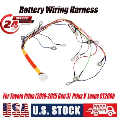Hybrid Battery Wire Harness For Toyota Prius Gen 3 2010-15 Lexus CT200 Prius V Foto 1 de 4