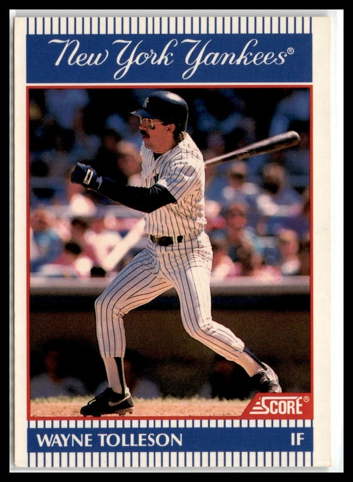 Wayne Tolleson 1990 Score New York Yankees #26 New York Yankees - Image 1 of 2