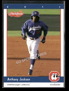 Chattanooga Lookouts Anthony Jackson RC 2011 novato ligas menores Dodgers - Imagen 1 de 2