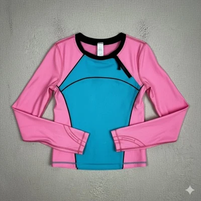 Protector contra erupciones manga larga Ivivva rosa azul 8 Foto 1 de 4