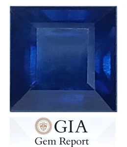 Sapphire Remarkable GIA Certified 1.07ct 5.2x5.2mm Square - Picture 1 of 8