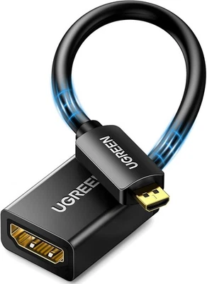 UGREEN Micro HDMI to Adapter 4K@60Hz 1440P@144Hz Bi-directional Type CM  - Image 1 of 4