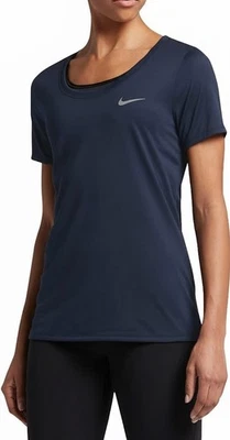 Camiseta para mujer Nike Dri-Fit Legend cuello redondo en obsidiana, talla XS y MD, 903112-451 Foto 1 de 4