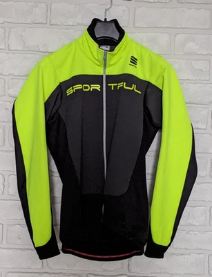 Chaqueta de ciclismo para hombre Sportful Flash Softshell amarillo fluorescente talla M Foto 1 de 4