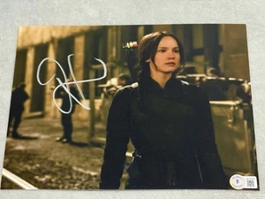 Foto firmata Jennifer Lawrence The Hunger Games 8x10 autografata BECKETT - Foto 1 di 2