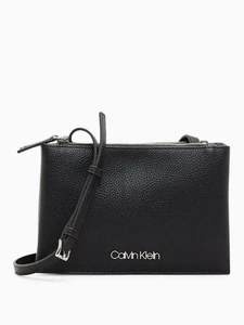 Calvin Klein Sided Trio Umhängetasche schwarz Kunstleder - Bild 1 von 10