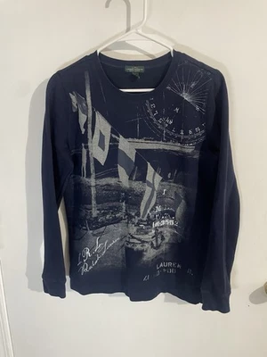 Lauren Jeans Co Ralph Lauren Sudadera Polar Mujer Talla M Azul Náutico LRL Foto 1 de 4