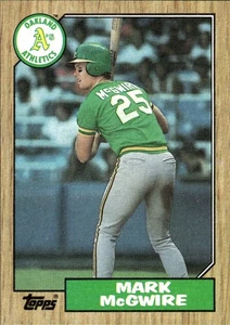 1987 Topps #366 Mark Mcgwire - Imagen 1 de 2