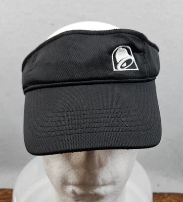 Taco Bell Employee Uniform Visor Black Adjustable Snapback Workwear - Image 1 of 4