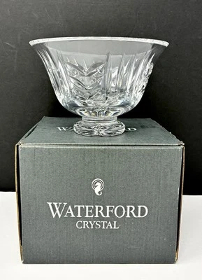 Vintage Waterford Crystal Glencar 6 Inch Footed Bowl NEW in Box - Image 1 of 4