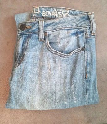 Pantalones de mezclilla Bullhead Boyfriend para mujer talla 00 usados Foto 1 de 4