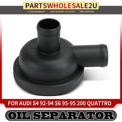 Engine Oil Seperator Crankcase Vent Valve for Audi S4 1992-1994 S6 1995 L5 2.2L - Image 1 of 4
