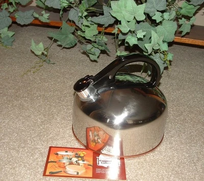 Nuevo de Lote Antiguo EE. UU. Revere Ware revestido de cobre 3 1/2 cuartos Tetera Nº 3501 *NUEVO* Foto 1 de 4