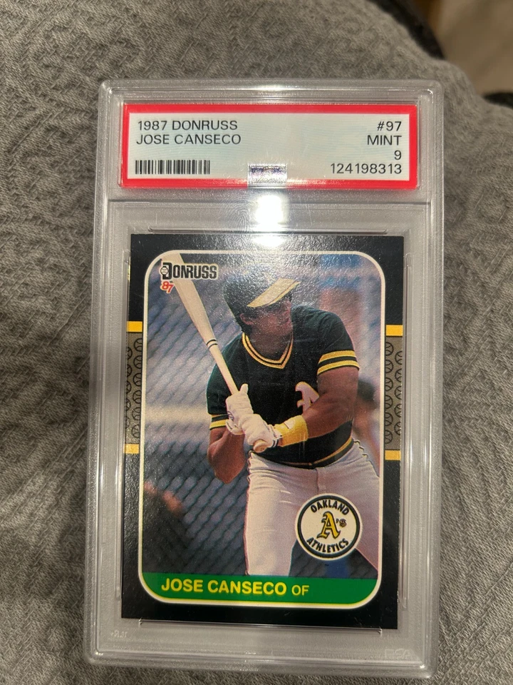 Donruss Jose Canseco 1987 PSA 9 Foto 1 de 1