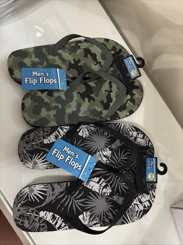 Chanclas Hombre - 2 PARES - Talla S (7/8) - NUEVAS Foto 1 de 1