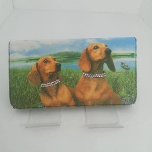 Beautiful Fashion Tri- Fold Dog Wallet - Picture 1 of 8