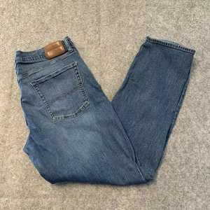 Lucky Brand Jeans Mens 38x32 221 Straight Blue Medium Wash Stretch - Imagen 1 de 22