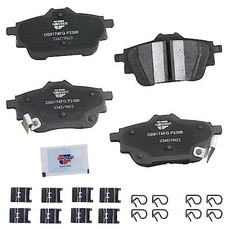 Pastillas de freno CARQUEST PXD2306H Platinum - 20-25 Nissan Sentra Foto 1 de 1