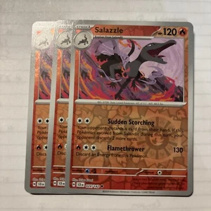 X3 2024 Pokemonstellar Crown Salazzle #24 Rev Holo - Picture 1 of 1