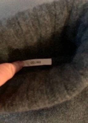 Celine Pulli LUXUS Dicker Kaschmir GR:  S  Super Weich & Warm Grau VK 2000,- € - Bild 1 von 4