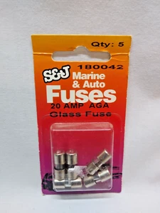 S&J Marine #180042 AGA20 Marine Fuses - Pack of 5 - Bild 1 von 3