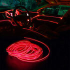 5M 12V LED Cold Light Strip Car Interior USB Neon Ambience Lights Dash Glow Tube