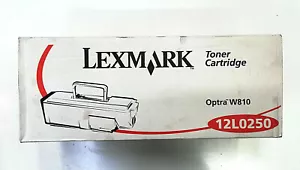 LEXMARK OPTRA W810 W820 C750 12L0250 CARTUCCIA TONER IN SCATOLA ORIGINALE - Imagen 1 de 1