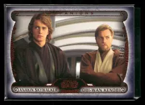 2015 Star Wars Masterwork #C-4 Anakin Skywalker Obi-Wan K Companions Canvas /99 - Picture 1 of 2