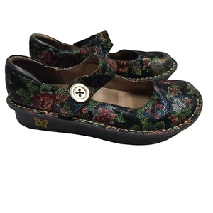 Zapatos Alegria para mujer Paloma Mary Jane EU 39 cuero floral superior y forro - Imagen 1 de 17