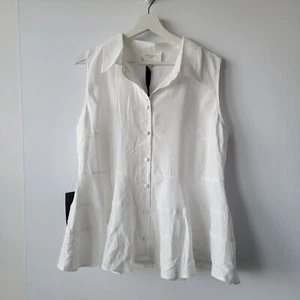 Pomander Place womens White Sleeveless Ashlen Blouse size XXL - Picture 1 of 7