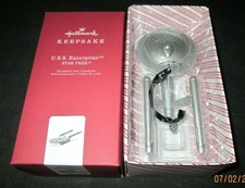 HALLMARK ORNAMENT STAR TREK 2018 USS ENTERPRISE NCC 1701~PREMIUM METAL~NEW~