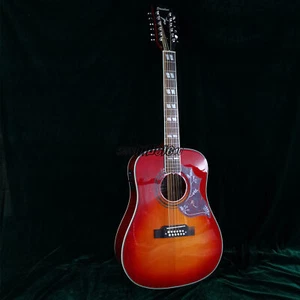 Chitarra elettrica acustica 12 corde 41 pollici Hummingbird tipo D piano in abete massello - Foto 1 di 8