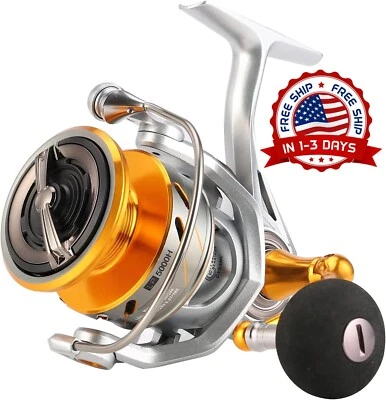 Carrete giratorio de água salada arrastre máximo de 33 libras suave y fresco NOVO - Imagem 1 de 4