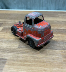 Vintage Tootsie Toy #24 Bobtail Semi Truck Cab Diecast red 3 1/2 USA