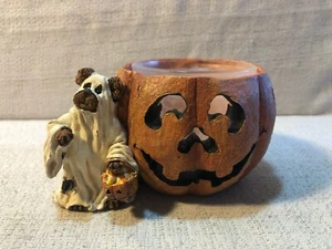 Boyds Bär Ghoulia Boobear Spoky Treats Halloween Votivkerzenhalter 27730 - Bild 1 von 6