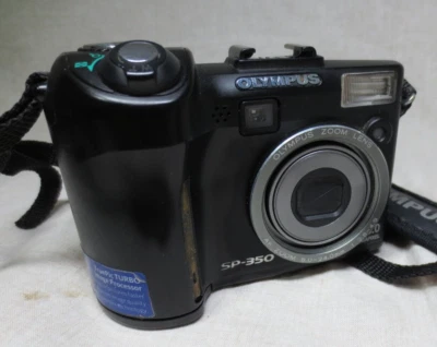 Olympus SP Series SP-350 8.0MP Digital Camera - Black Tested Read - Image 1 of 4