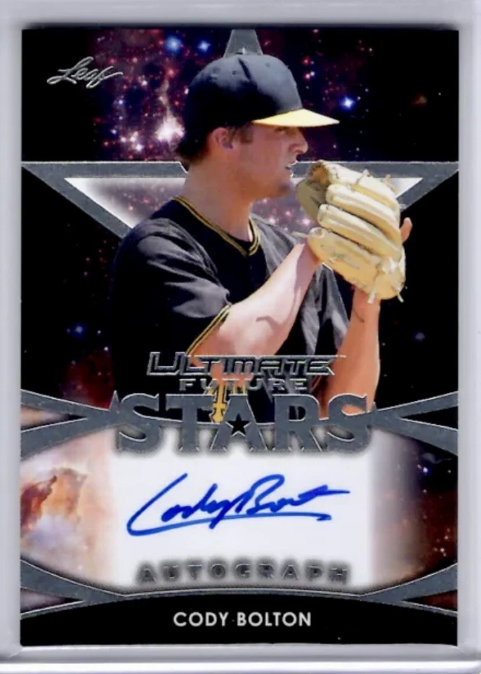 2019 LEAF ULTIMATE FUTURE STARS CODY BOLTON MLB ROOKIE RC AUTOGRAPH #FSCB3 - Image 1 of 1
