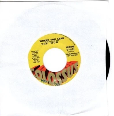 Mob - Where You Lead (Mono) / Stereo Version  7" Promotional 45 - Image 1 of 4