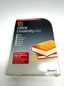 NEW Microsoft Office University Software 2010 Product Key & Pin - Picture 1 of 7
