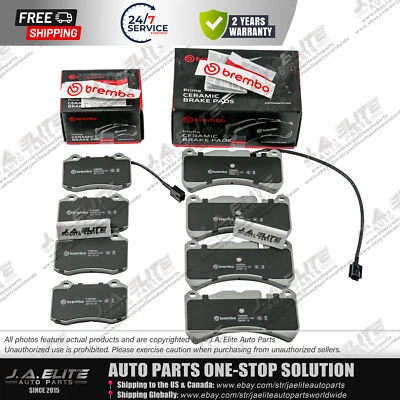 Genuine Brembo Front & Rear Brake Pad Set for Maserati Ghibli Quattroporte - Image 1 of 4