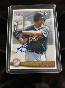 1998 Best A.J. Zapp signed/autograph Atlanta Braves Baseballkarte Rookie - Bild 1 von 2