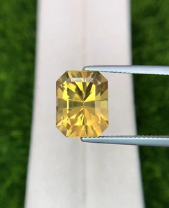 8 Ct Natural Faceted Heliodor Yellow Beryl for Jewelry Loose Gemstone Brazil - Picture 1 of 2