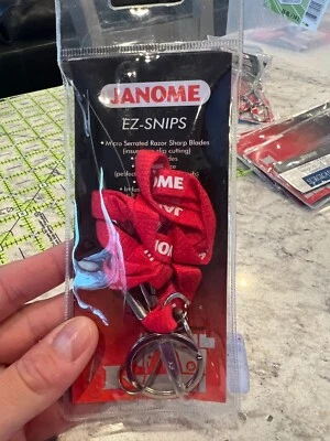 Genuine Janome EZ-Snips and Lanyard Part# SNIP - Image 1 of 3
