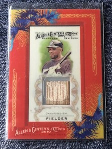 Prince Fielder 2010 Topps Allen & Ginter Mini Relic AGR-PF Milwaukee Brewers