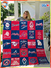 Atlanta Braves 3D Full Printed Quilt Blanket Fan Made AOP Accessories Living New